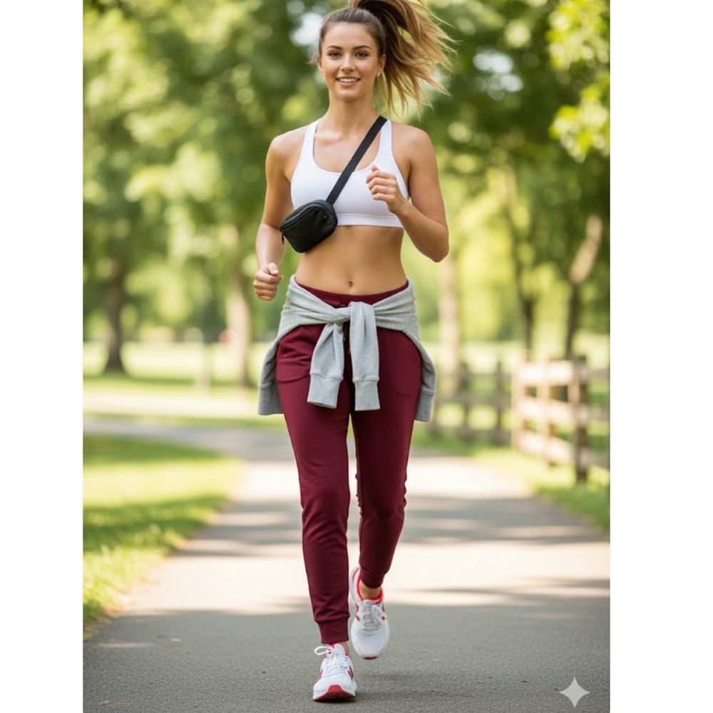 NWT Ideology red joggers pants size‎ XS